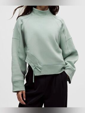 Lululemon Women’s Mock Neck Pullover Sweatshirt - Mint NWT size 2
